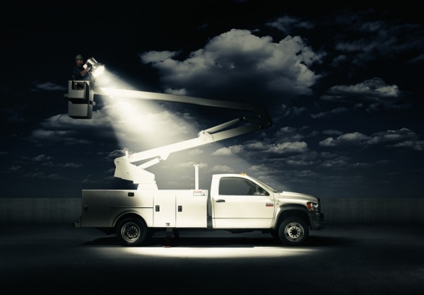 Photograph Simon Stock Dodge Search Light on One Eyeland